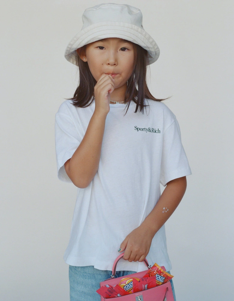 Kids Drink More Water T-Shirt in White