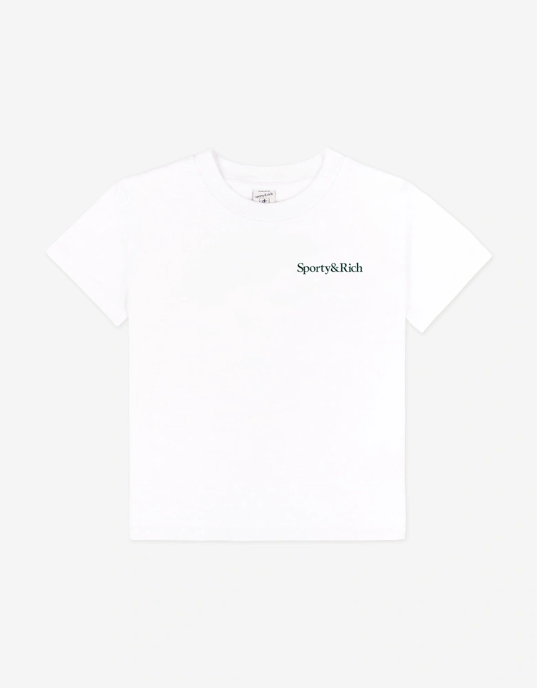 Kids Drink More Water T-Shirt in White