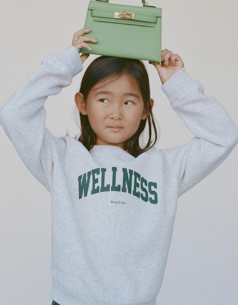Kids Wellness Sweatshirt in Grey