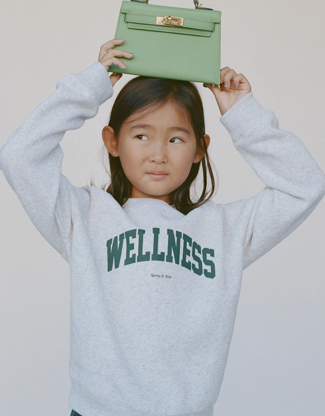 Kids Wellness Sweatshirt in Grey
