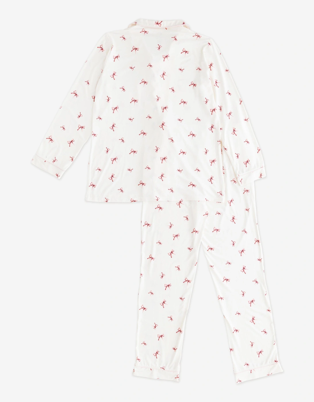 Adult COZY Rosy Ribbon Pyjamas in Ivory
