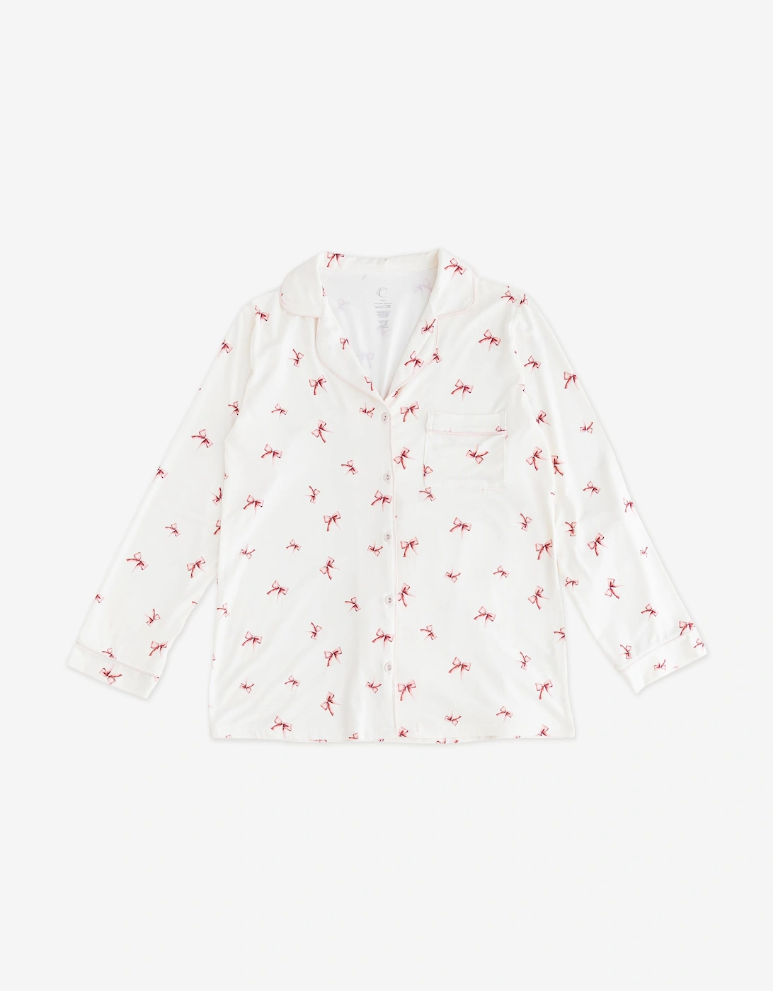 Adult COZY Rosy Ribbon Pyjamas in Ivory