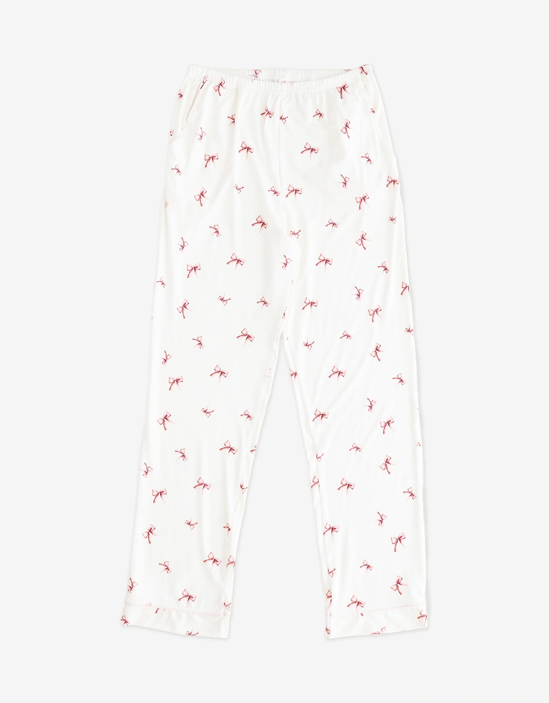 Adult COZY Rosy Ribbon Pyjamas in Ivory