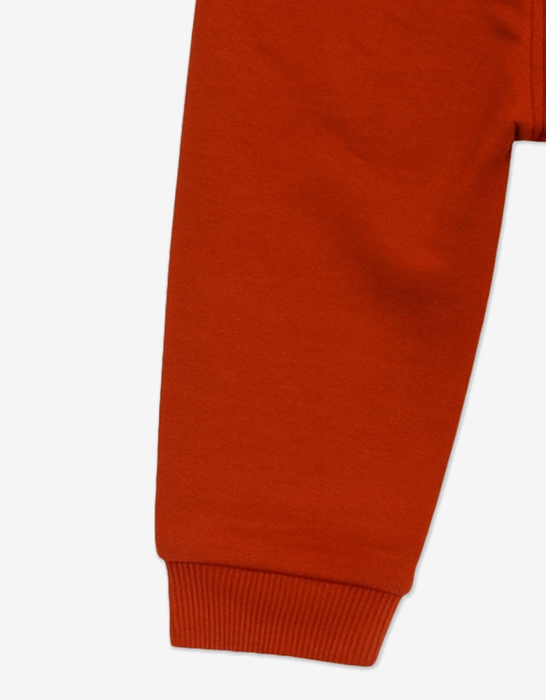 Baby Boys Knitted Jacket and Trouser Set in Red