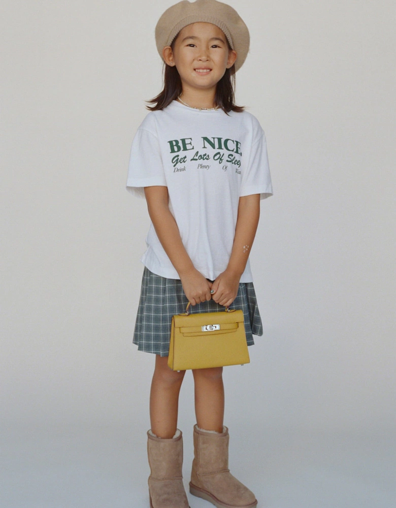 Kids Be Nice T-Shirt in White