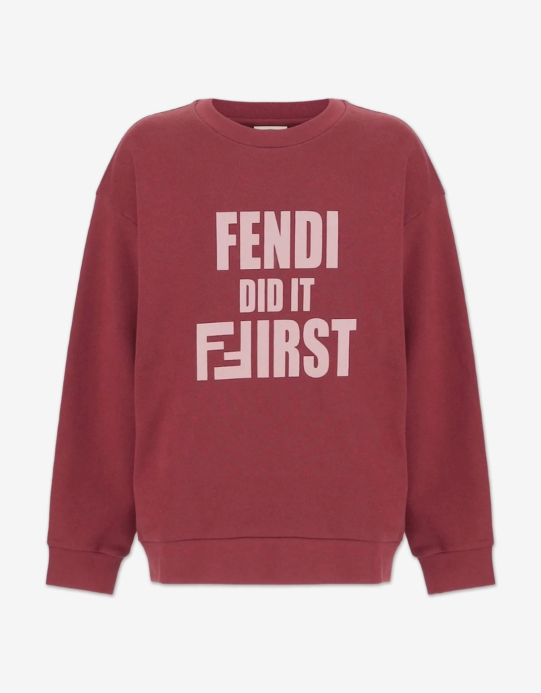 Kids Slogan Sweatshirt in Red, 5 of 4