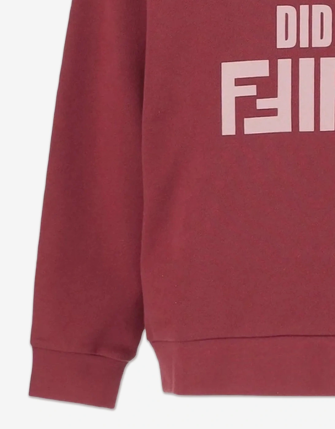 Kids Slogan Sweatshirt in Red