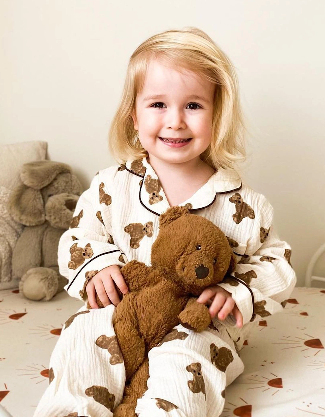 Kids The Bear Pyjamas in Ivory