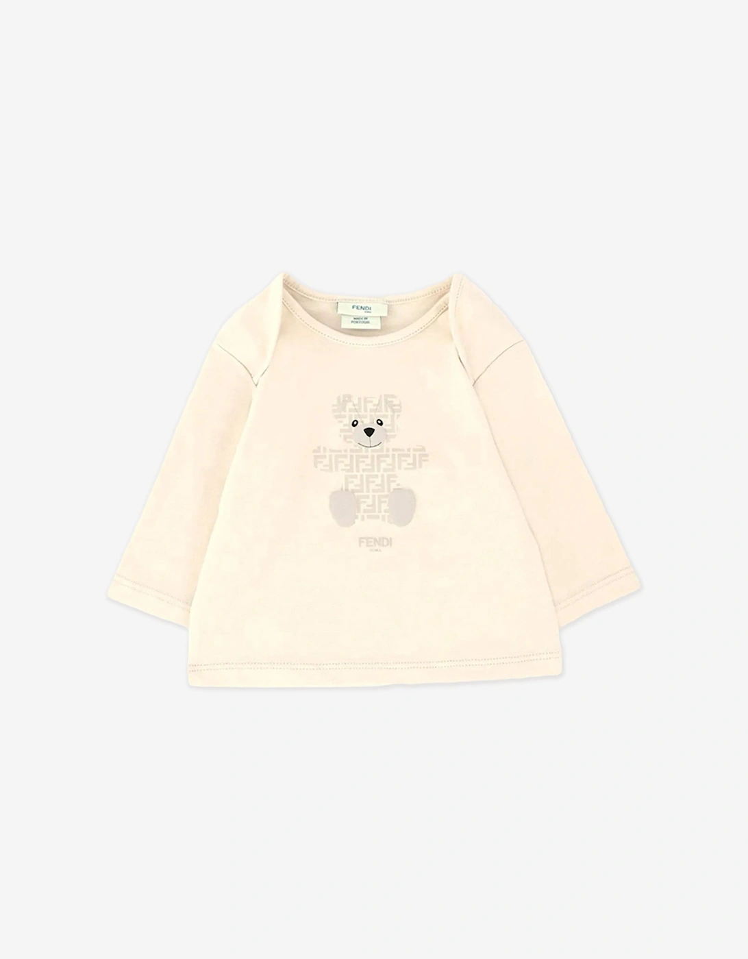 Baby Bear Top and Pants Set in Beige