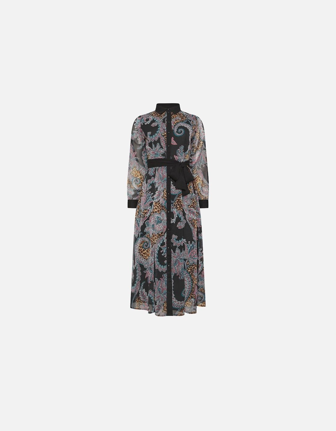 Paisley Print Shirt Dress, 2 of 1