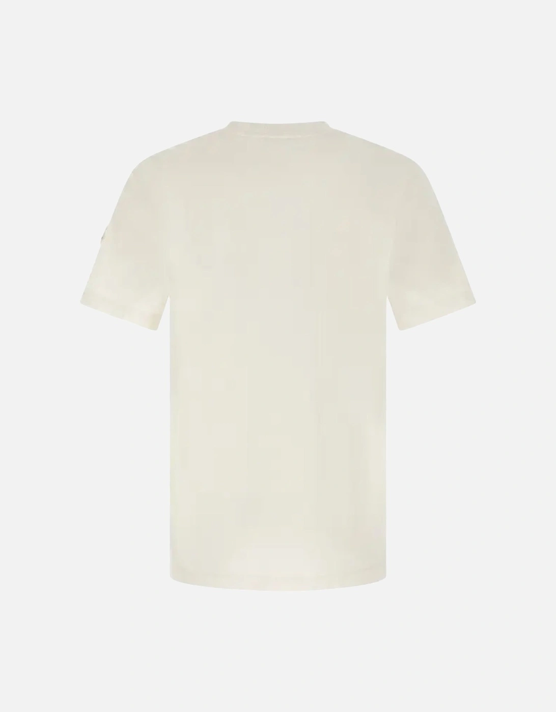 Flocked Logo White T-shirt