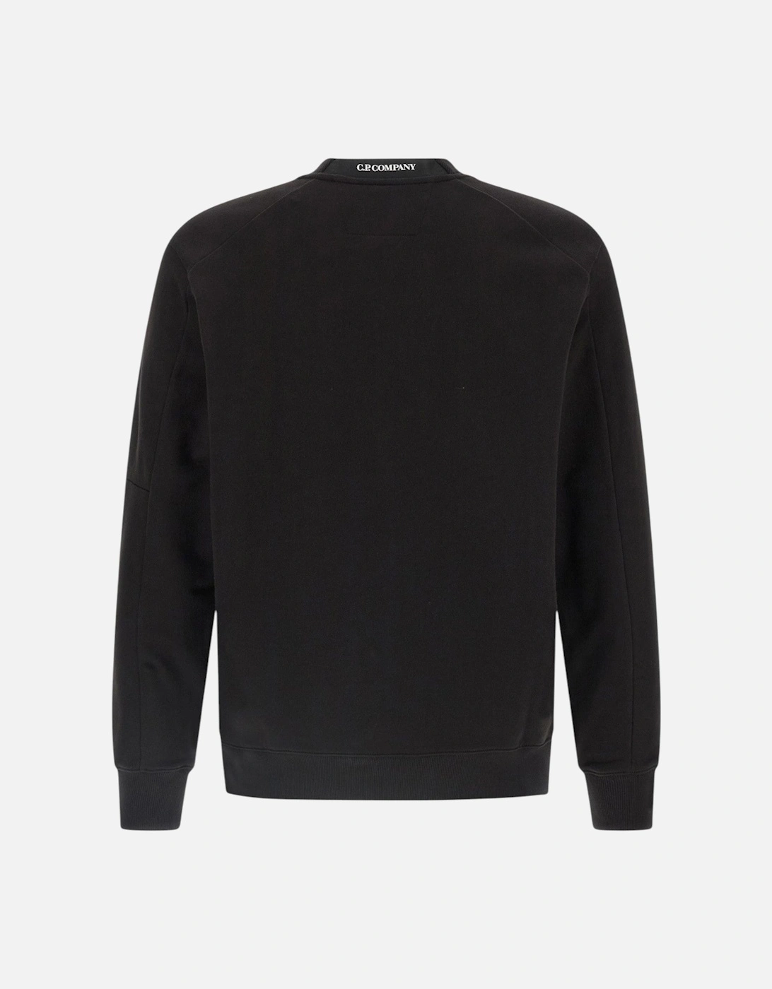 C.P. Company Diagonal Raised Black Sweatshirt