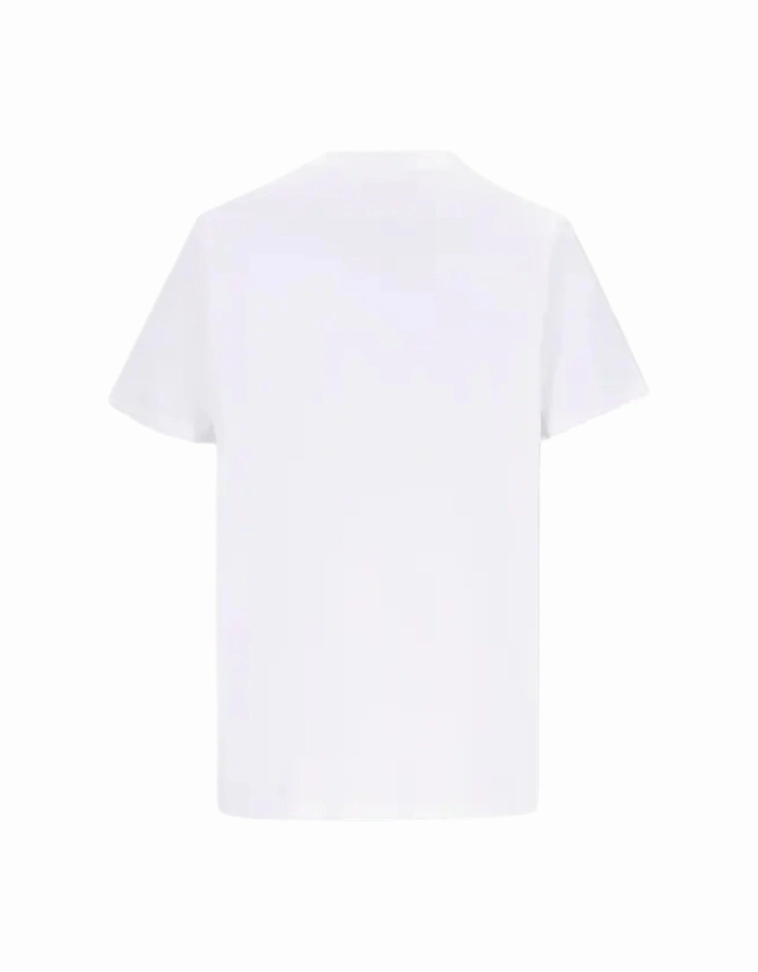 Printed and Embossed White Logo T-shirt