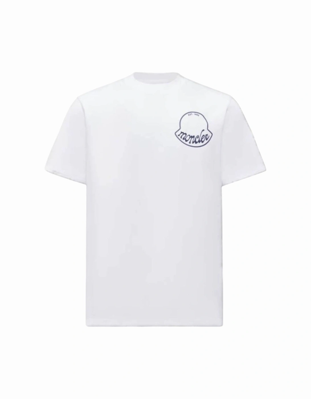 Printed and Embossed White Logo T-shirt, 3 of 2