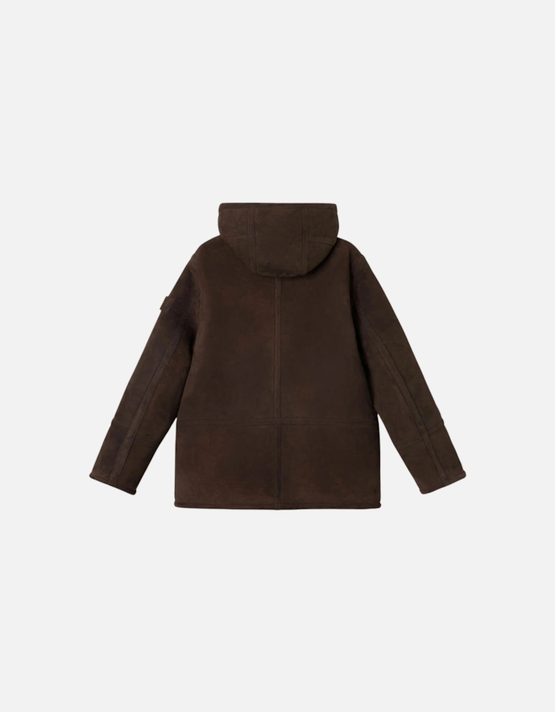 Suede Sheepskin Dark Brown Ghost Jacket
