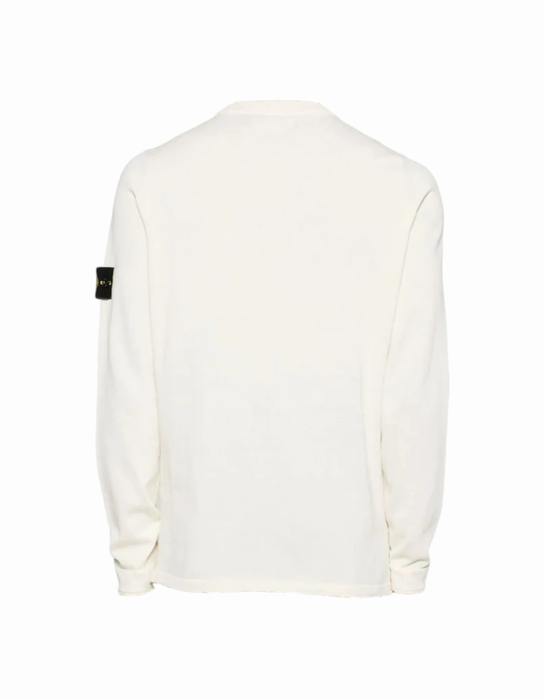 Light Raw Organic Cotton Ivory Knitwear Sweatshirt