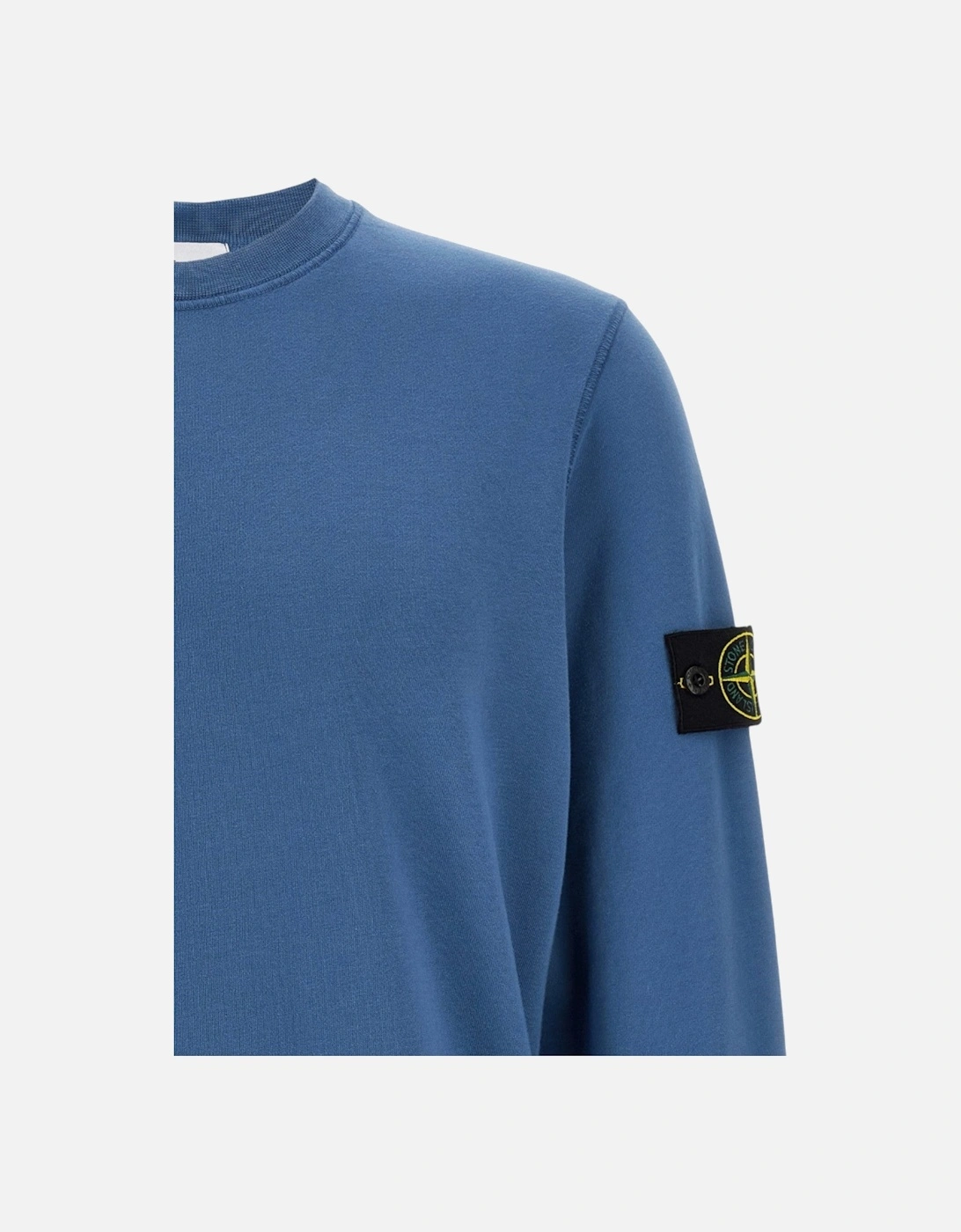Brushed Cotton Blue Sweatshirt