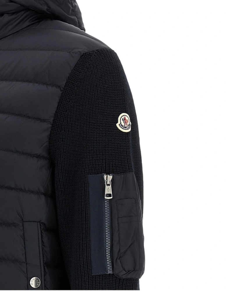 Tricot Hooded Cardigan Jacket