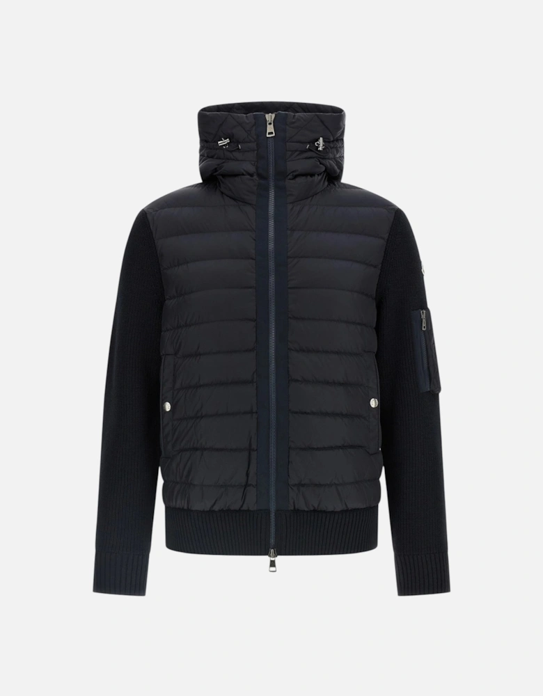 Tricot Hooded Cardigan Jacket