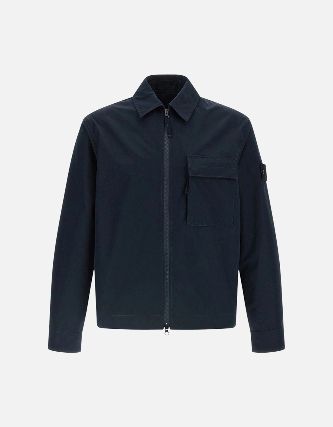 Ghost Cotton Canvas Navy Overshirt, 4 of 3