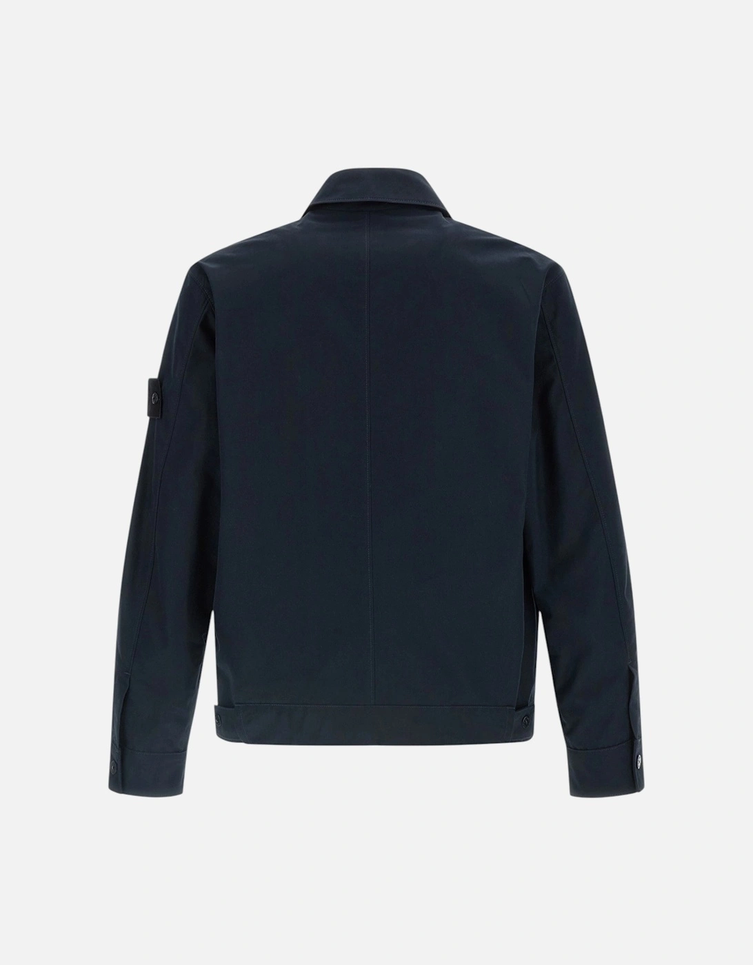 Ghost Cotton Canvas Navy Overshirt