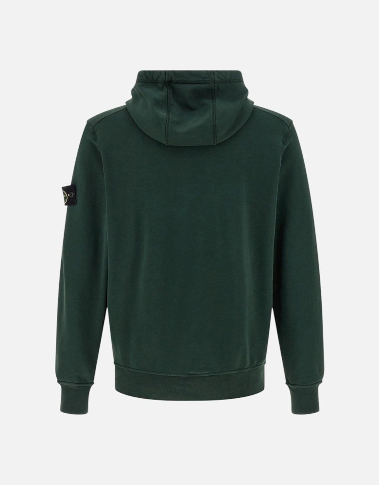 Brushed Cotton Dark Green Hoodie