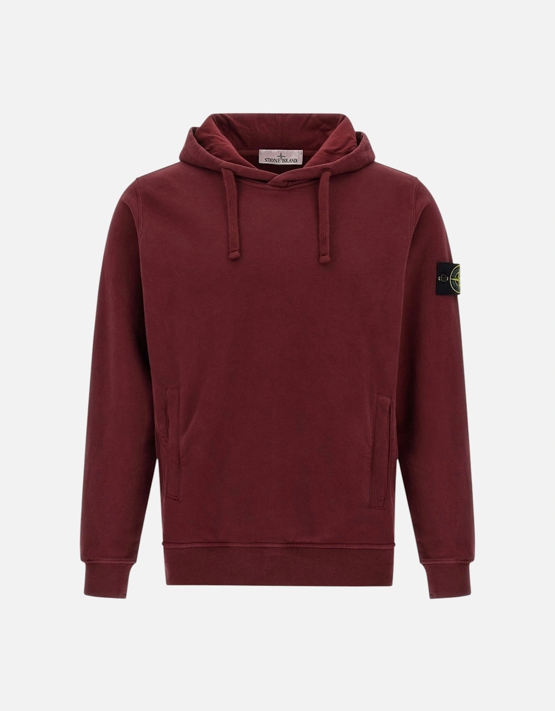 Burgundy Red Fleece Cotton Hoodie, 4 of 3