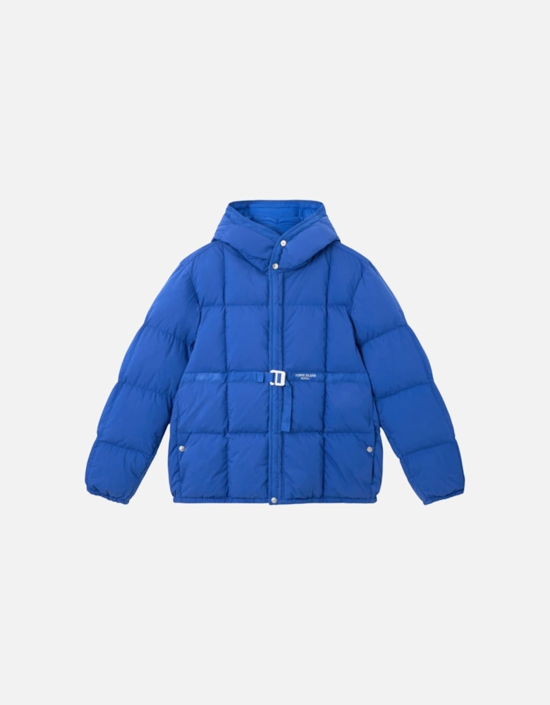 Tela Cotton Nylon Marina Bright Blue Jacket