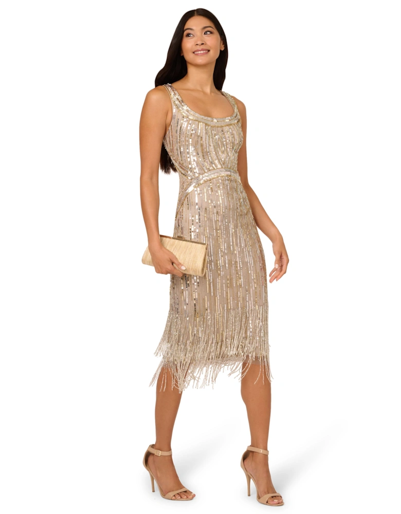 Beaded Fringe Dress