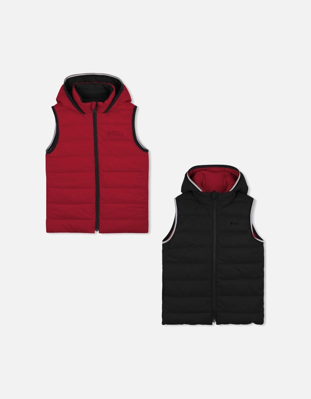 BOSS BOYS RED REVERSIBLE BODYWARMERJ52395, 3 of 2