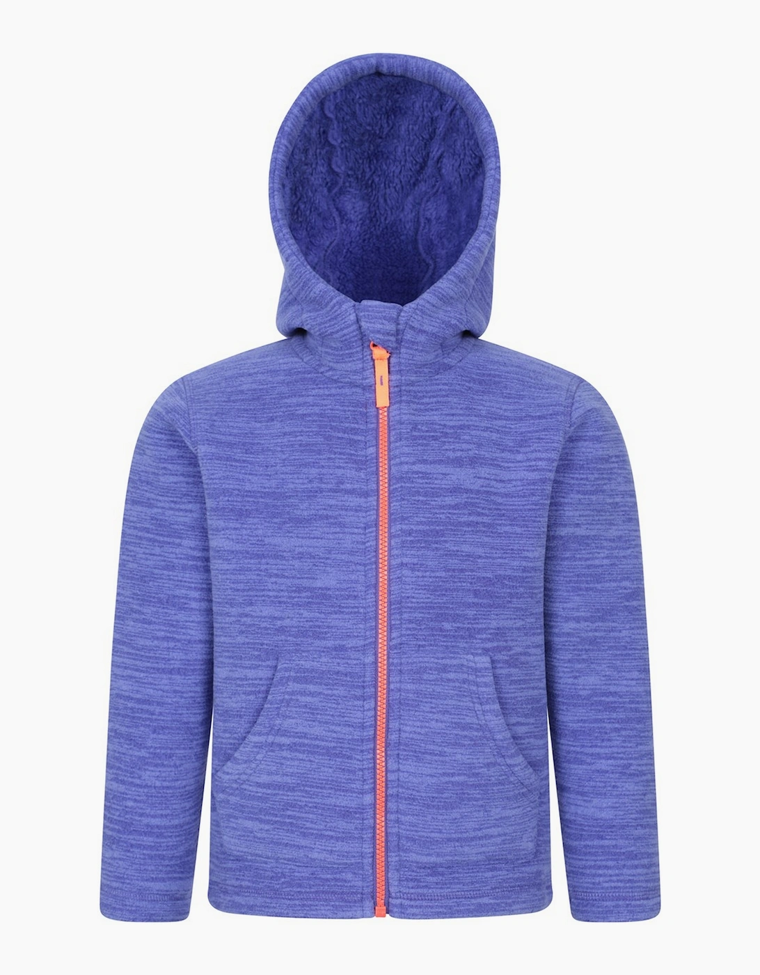 Mountain Warehouse Boy's Mountain Warehouse Childrens/Kids Snowdonia II Borg Lined Hoodie - Purple