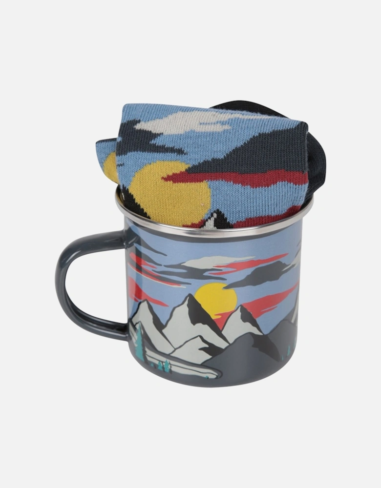Unisex Adult Rising Sun Mug and Sock Set