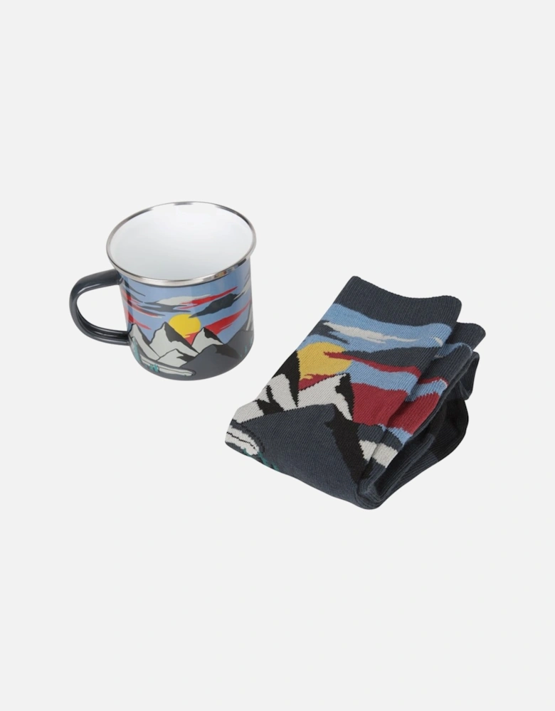 Unisex Adult Rising Sun Mug and Sock Set