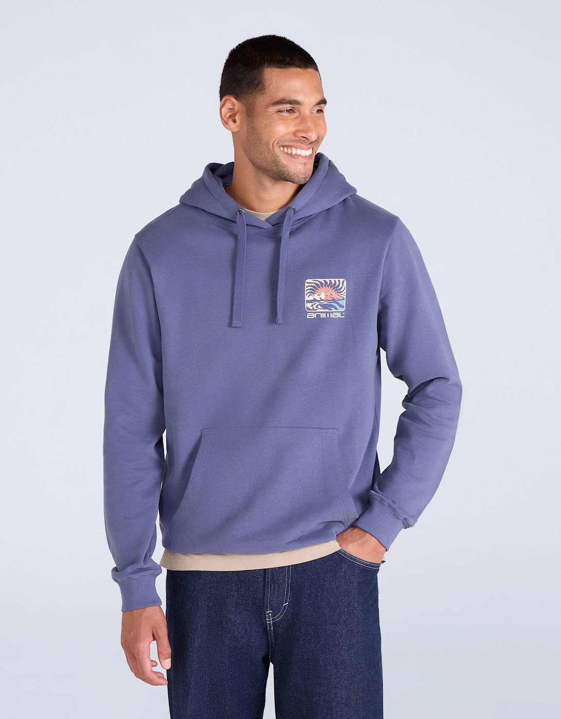 Mens River Organic Hoodie, 2 of 1