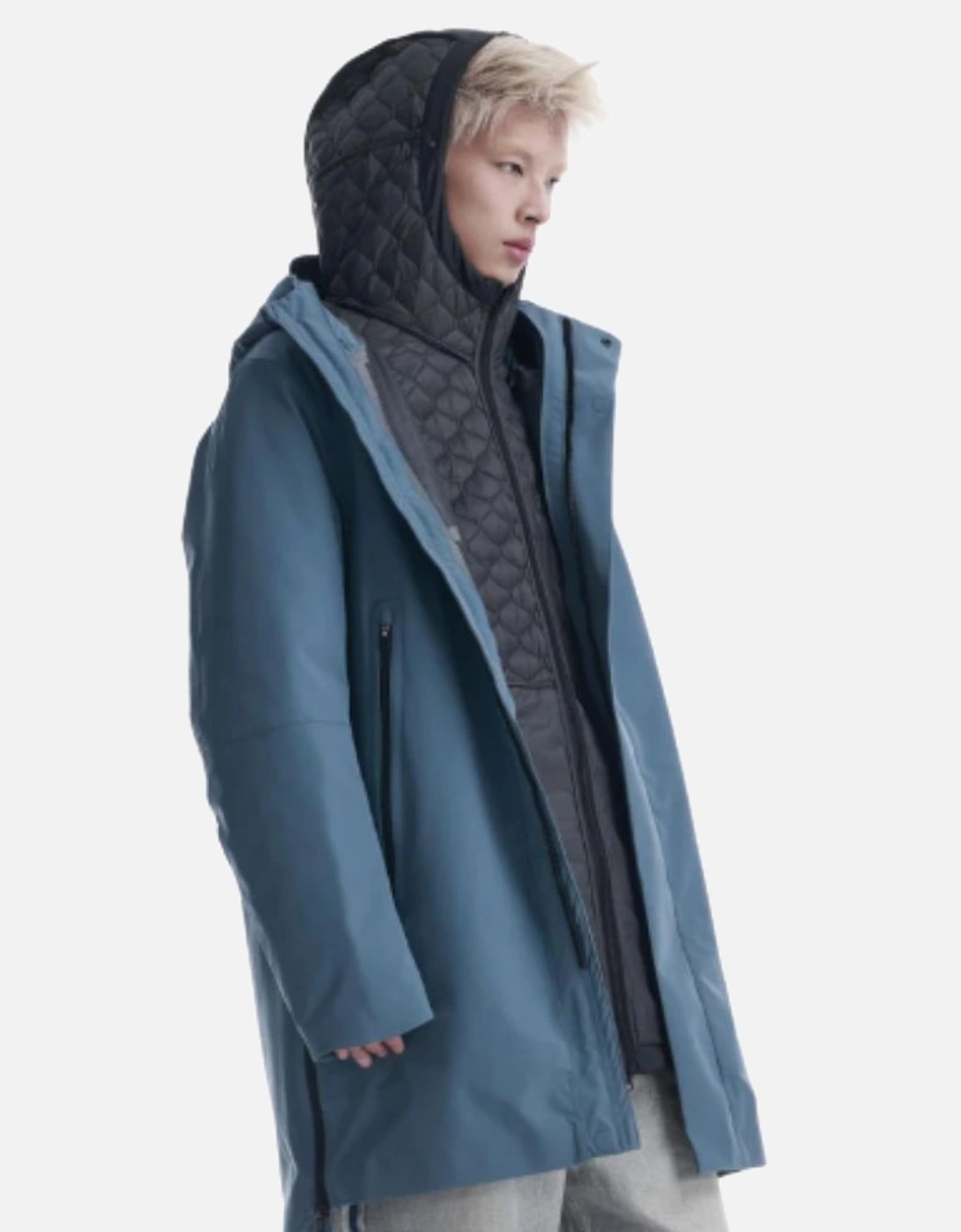 Retro Blue PLANCK Liner Parka