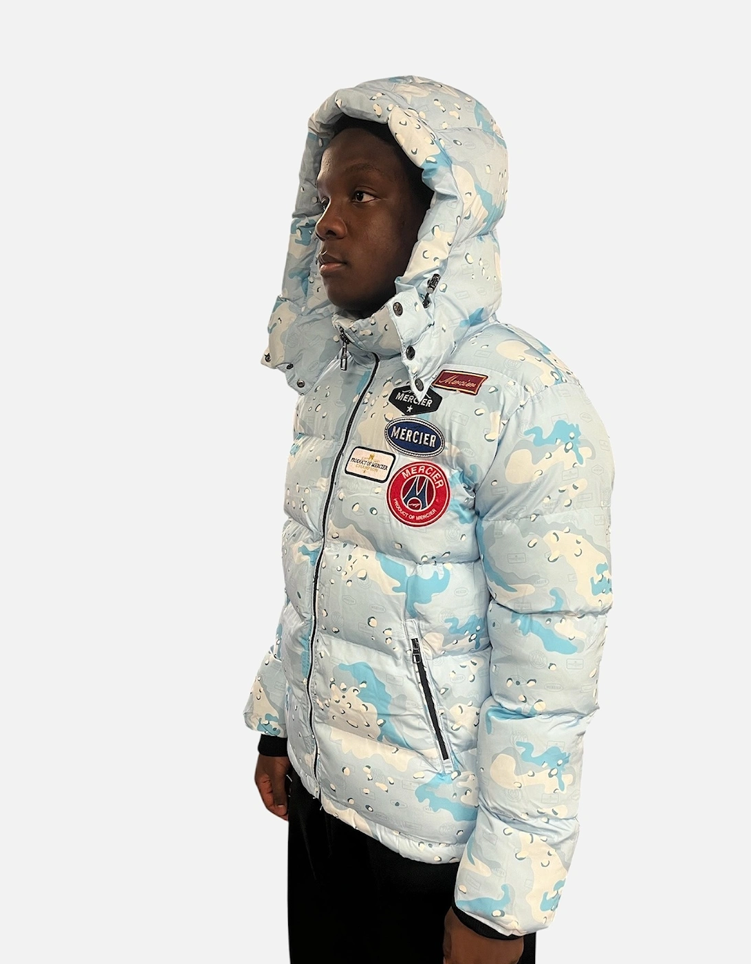 Puffa Jacket - Ice Blue Camo