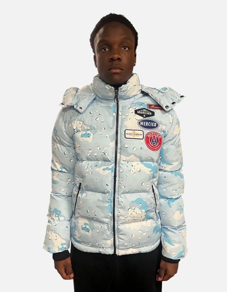Puffa Jacket - Ice Blue Camo