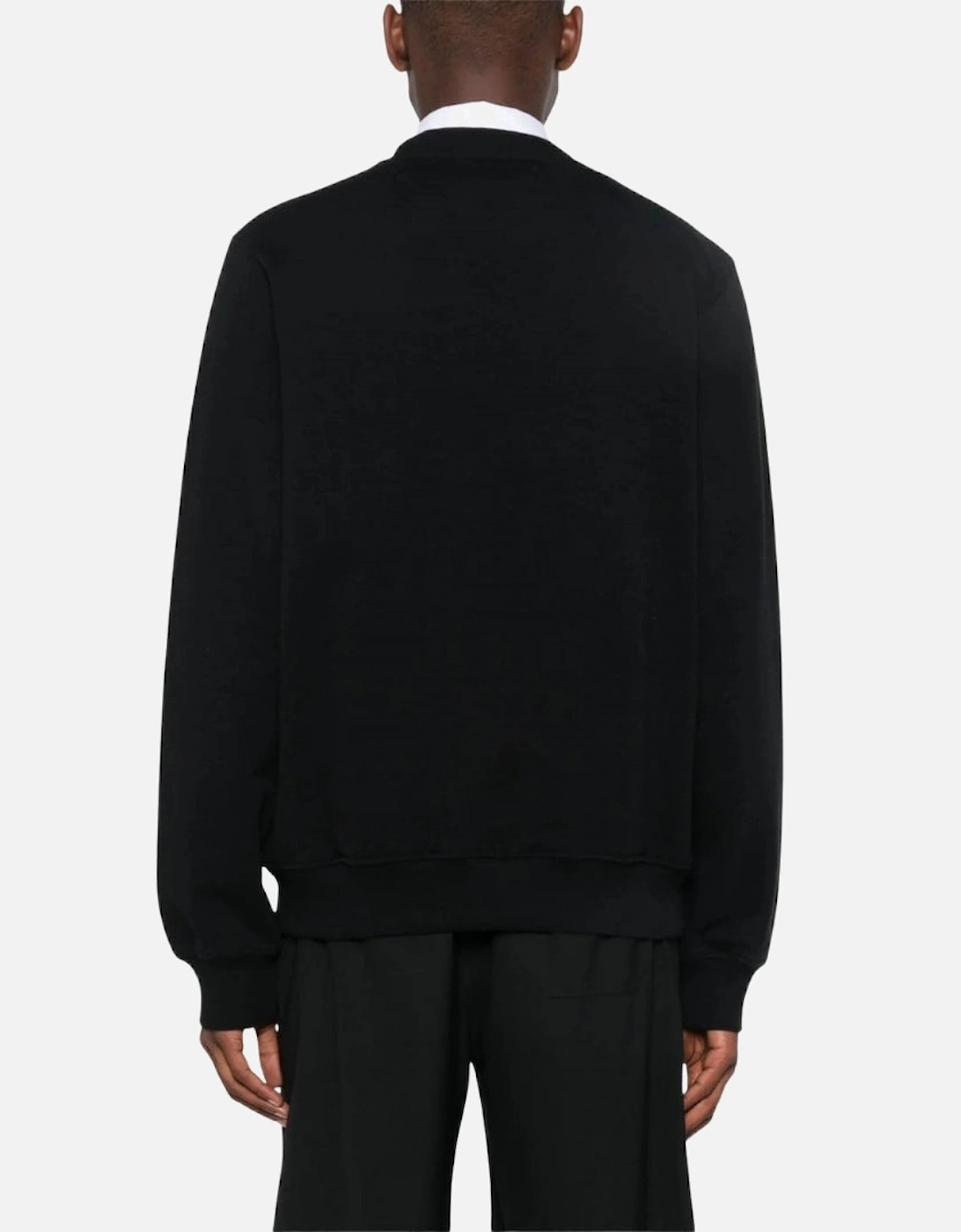 Embroidered Casa Crest Black Sweatshirt