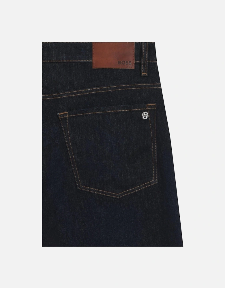 Men's Dark Blue Maine Regular Fit Soft Motion Jeans