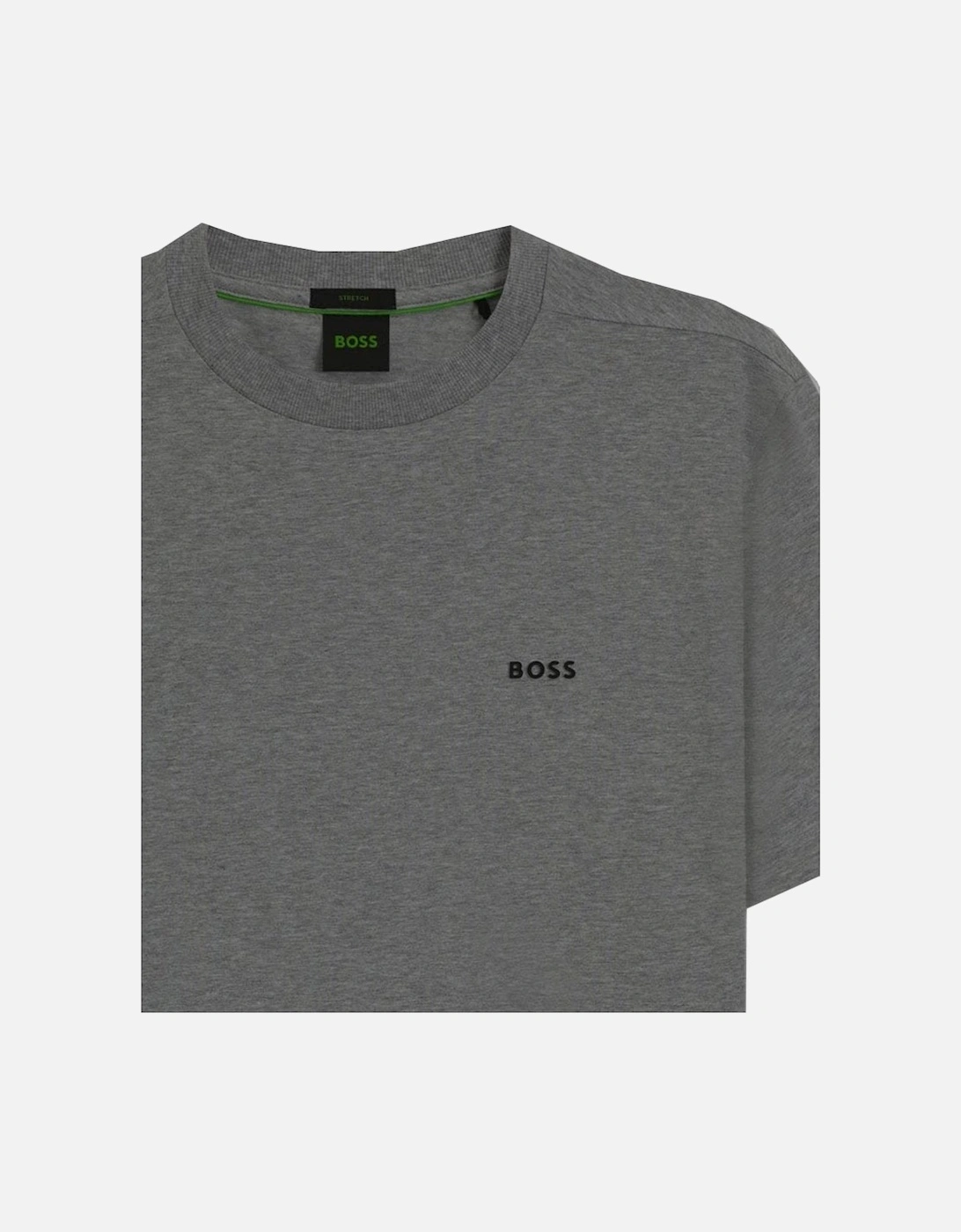 Men's Dark Grey Regular Fit T-shirt.
