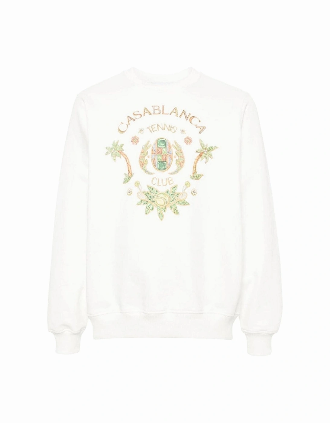 Joyaux D' Afrique Tennis Club Printed White Sweatshirt, 6 of 5