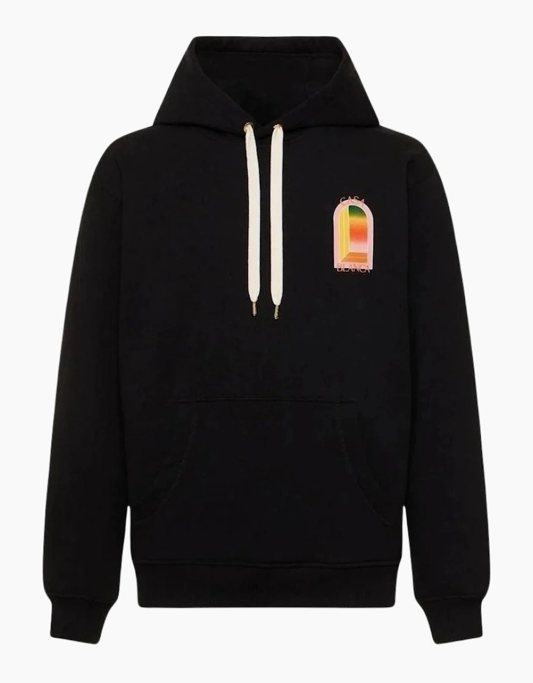 Casablanca Men's Black Gradient Arch Logo Hoodie  38 M