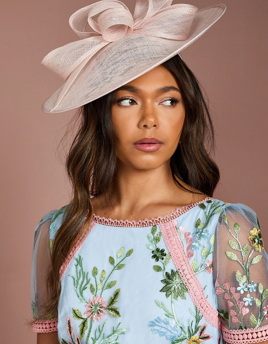 Loop Detail Wide Brim Fascinator, 2 of 1