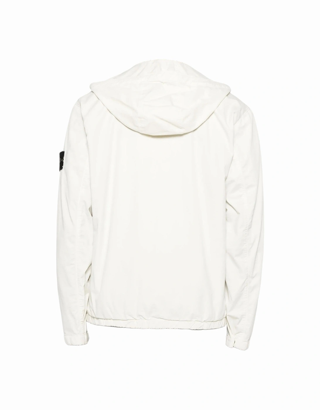 Supima Cotton Stretch Hooded Ivory Jacket