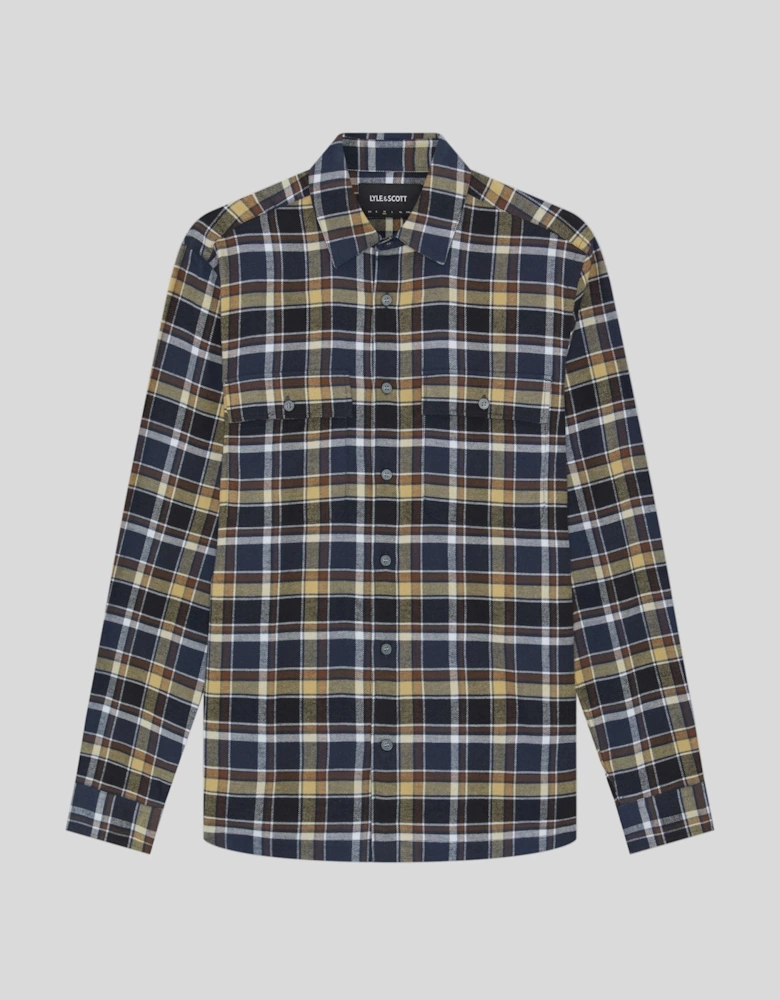 Brushed Cotton Check Shirt