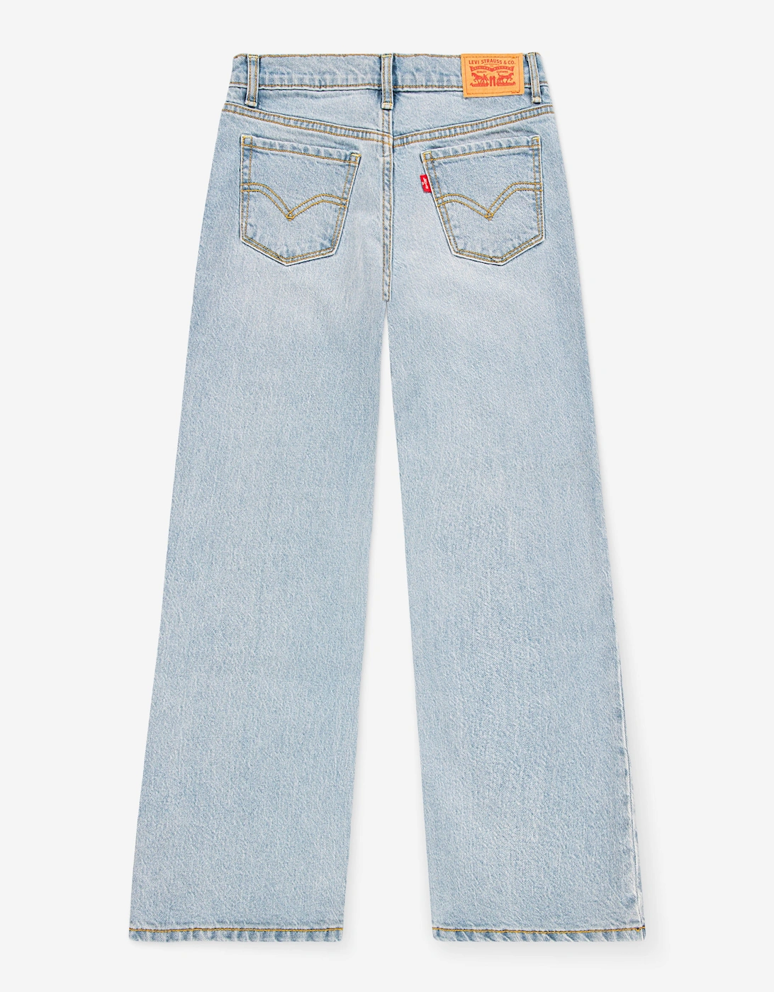 Girls Wide Leg Jeans in Blue