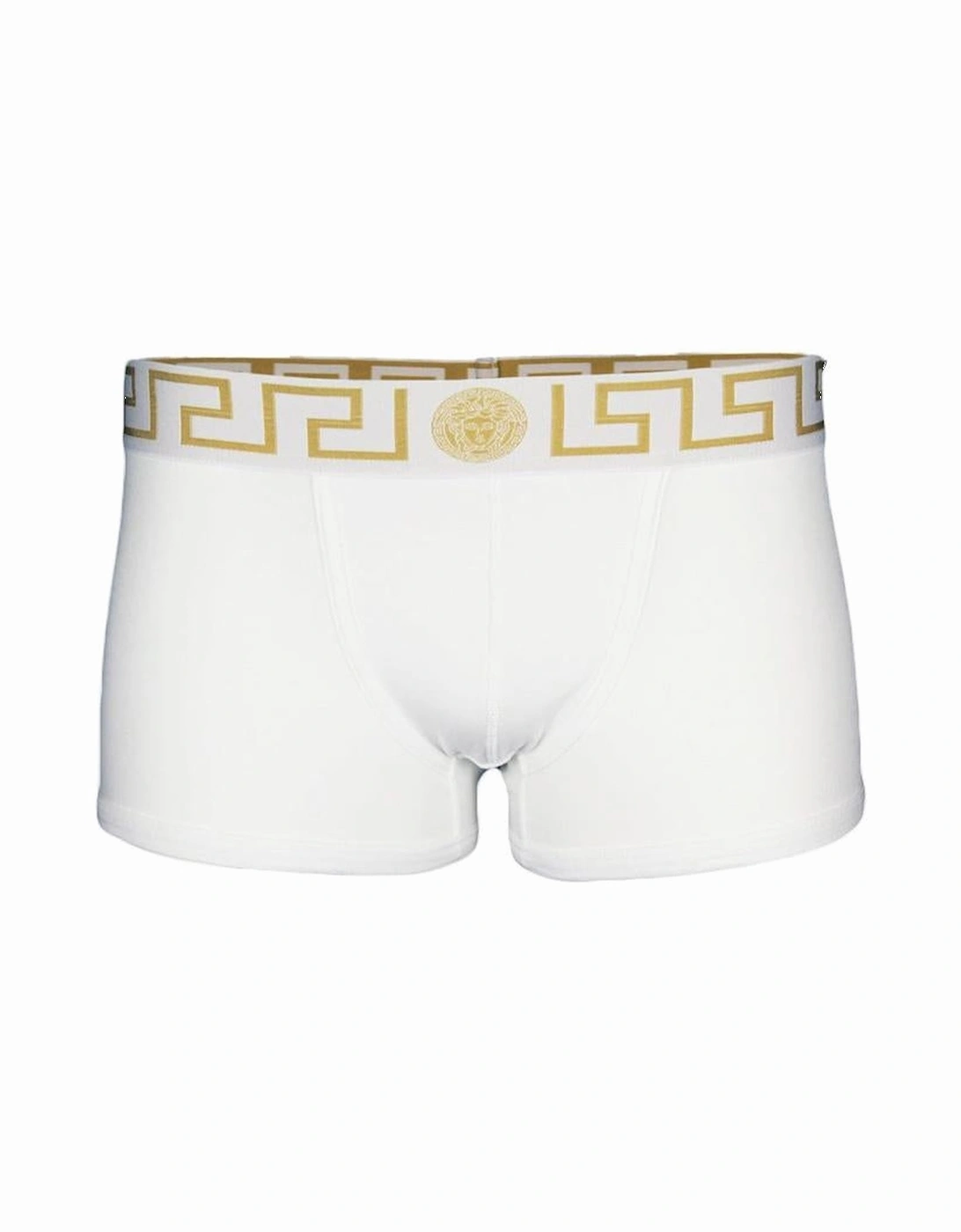 Greca Border Boxer Trunks, White, 4 of 3