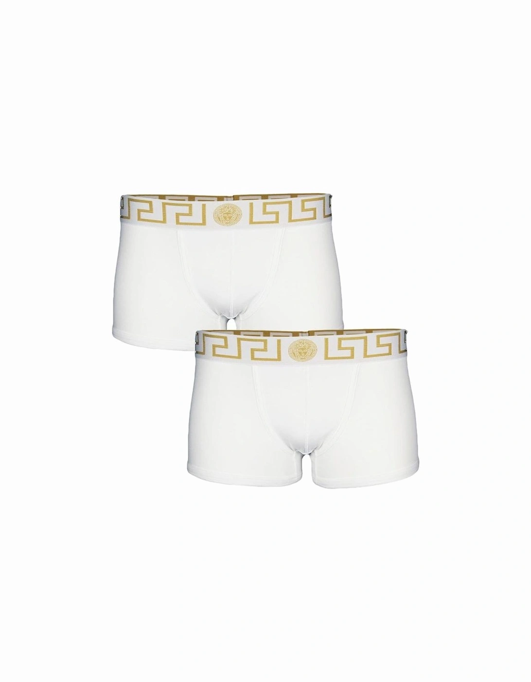 2-Pack Greca Border Boxer Trunks, White, 5 of 4
