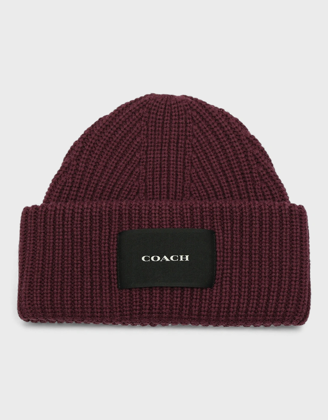 Woven Patch Beanie Oxblood, 5 of 4
