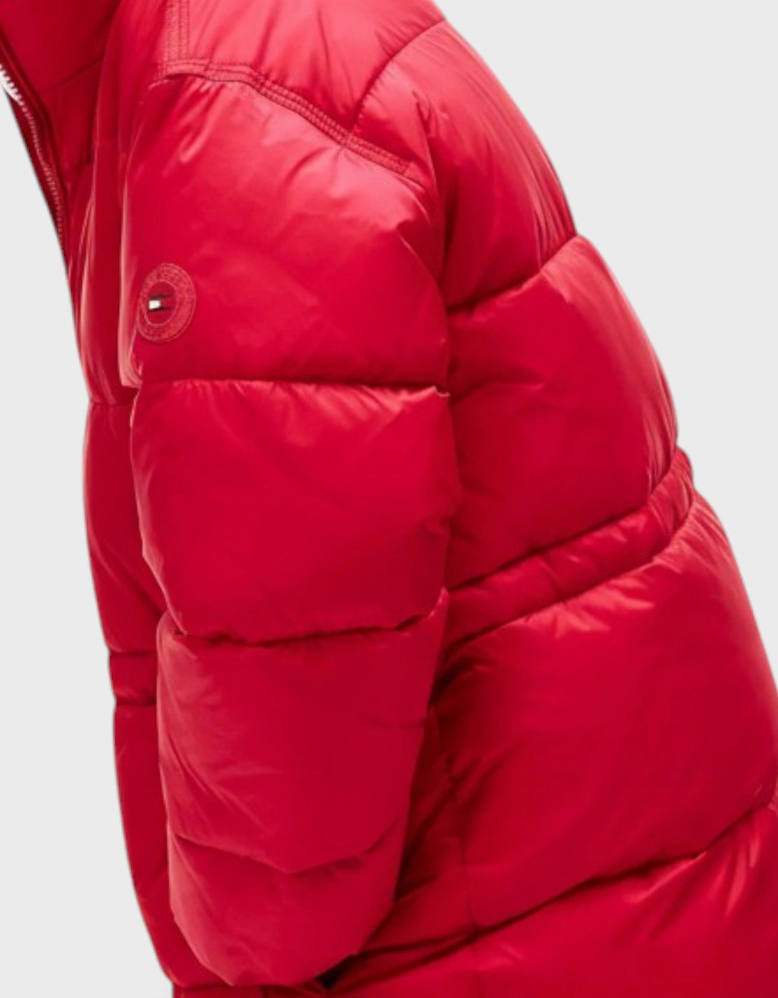 New York Gloss Puffer Jacket Red